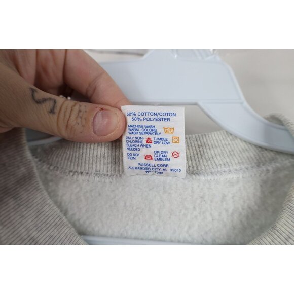 Vintage 90s Streetwear Mens Large Spell Out Super K Mart Crewneck Sweatshirt USA - Picture 12 of 16